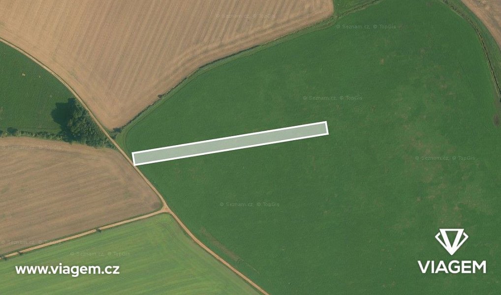 Prodej pole 1 110 m², Lužec nad Cidlinou – náhled fotky 2