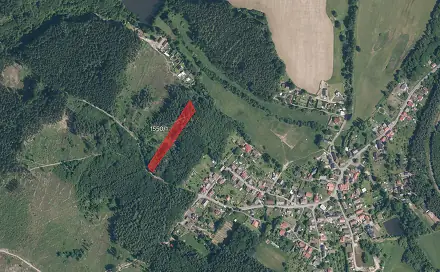 Prodej pole 13 907 m², Pec, okres Domažlice
