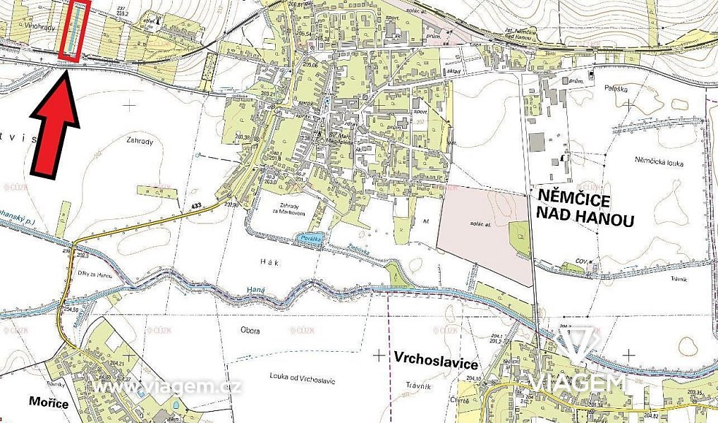Prodej zahrady 163 m², Němčice nad Hanou – náhled fotky 4
