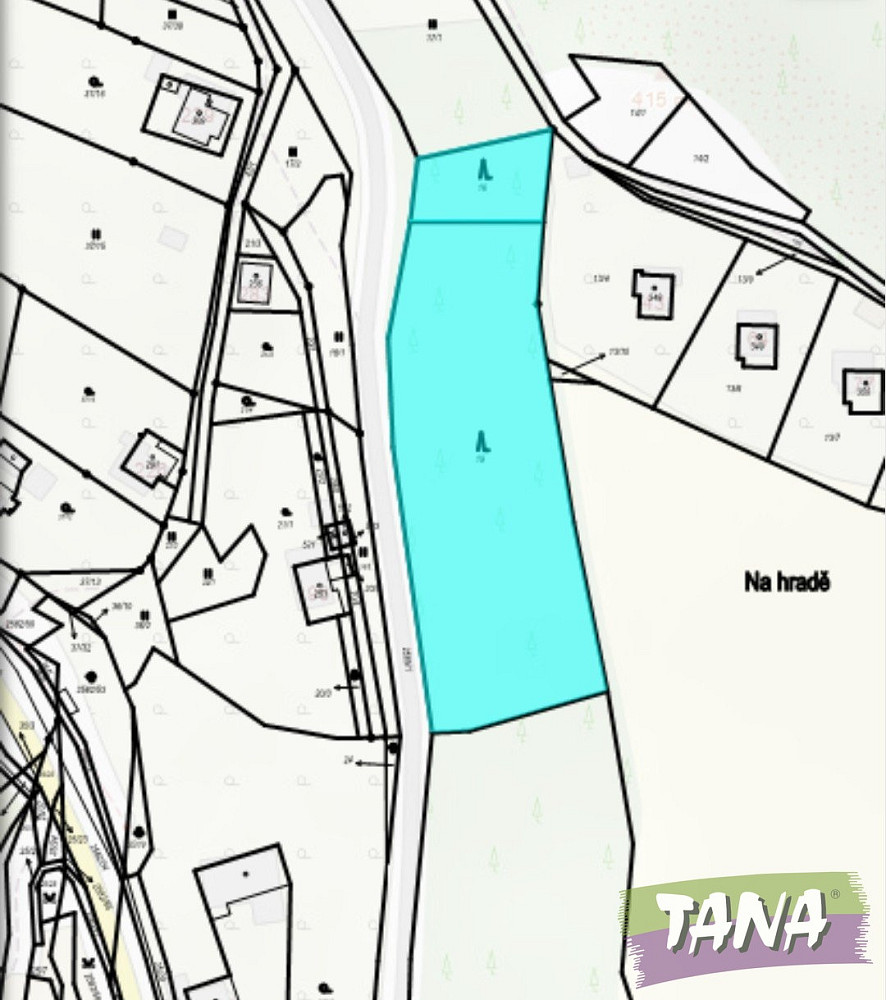 Prodej lesa 4 922 m², Benešov u Semil – další