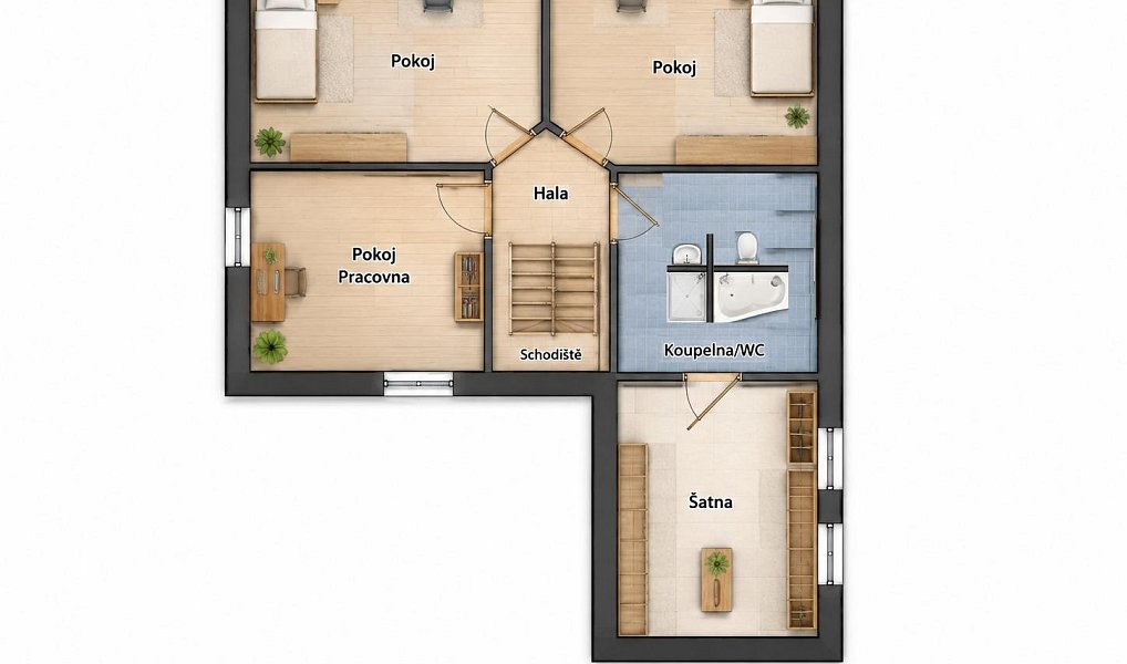 Prodej domu 320 m² s pozemkem 648 m², Jesenice – náhled fotky 6