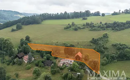 Prodej stavebního pozemku 4 517 m², Slaná - Bořkov, okres Semily