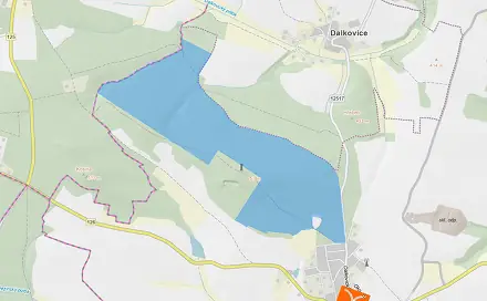 Prodej lesa 10 721 m², Trhový Štěpánov, okres Benešov
