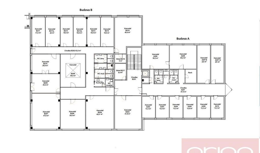 Pronájem kanceláře 38 m², Praha – náhled fotky 7
