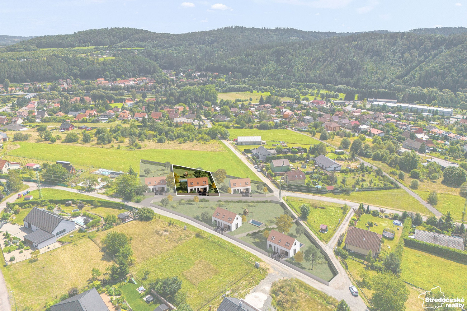 Prodej stavebního pozemku 921 m² – fotografie 3