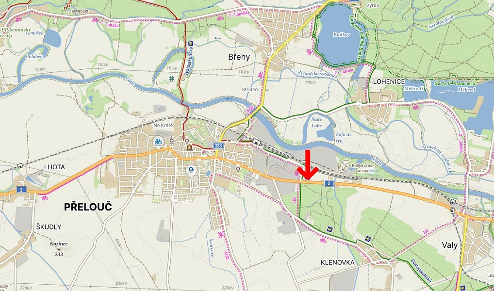 Pronájem komerčního pozemku 1 220 m², Přelouč – náhled fotky 2