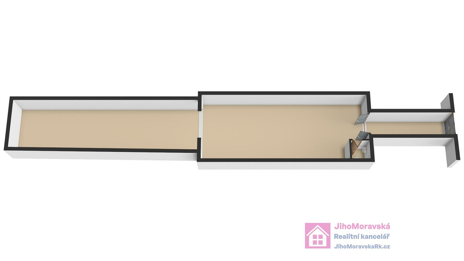 Prodej stavebního pozemku 444 m² – pohled 6