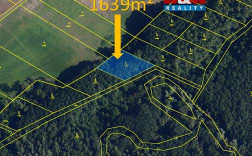 Prodej lesa 1 639 m², Hrabětice, okres Znojmo
