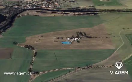 Prodej pole 859 m², Strakonice