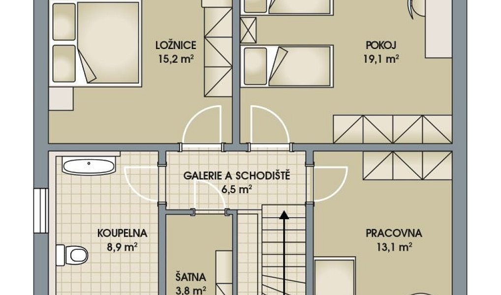 Prodej domu 138 m² s pozemkem 430 m², Nymburk – náhled fotky 6