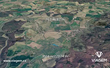 Prodej pole 2 416 m², Koryčany, okres Kroměříž