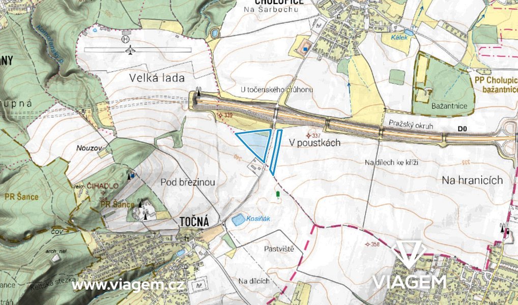 Prodej pole 17 848 m², Praha – náhled fotky 3
