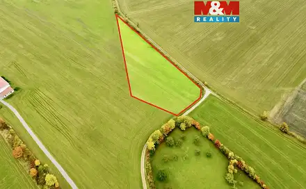 Prodej pole 6 671 m², Dolní Roveň - Komárov, okres Pardubice