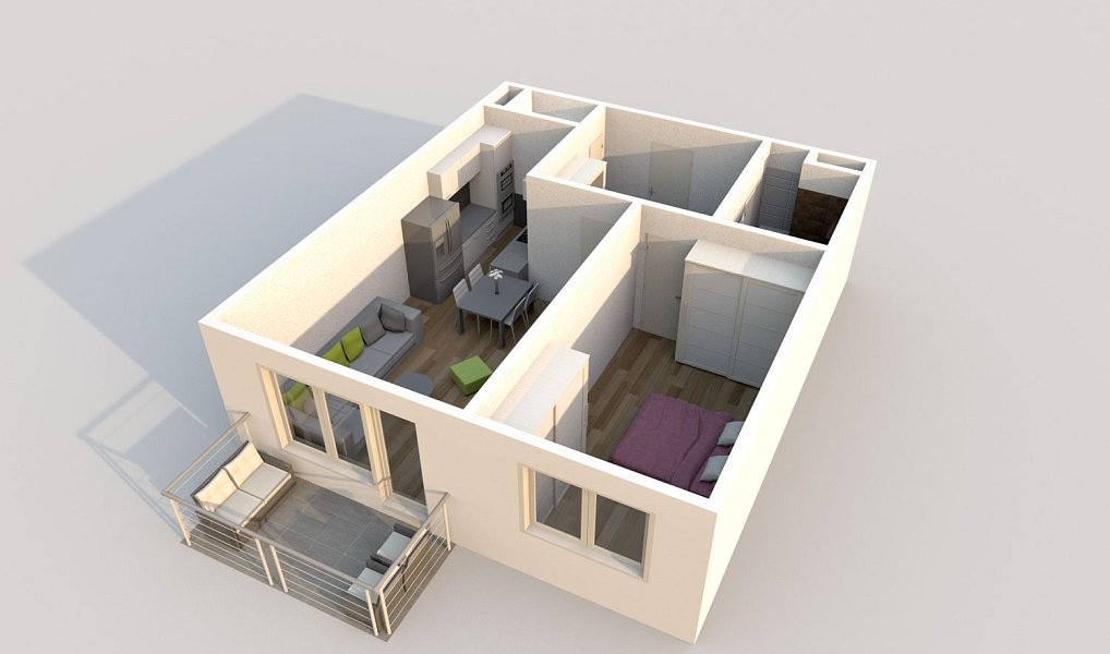 Prodej bytu 2+kk 62 m², Praha – náhled fotky 14