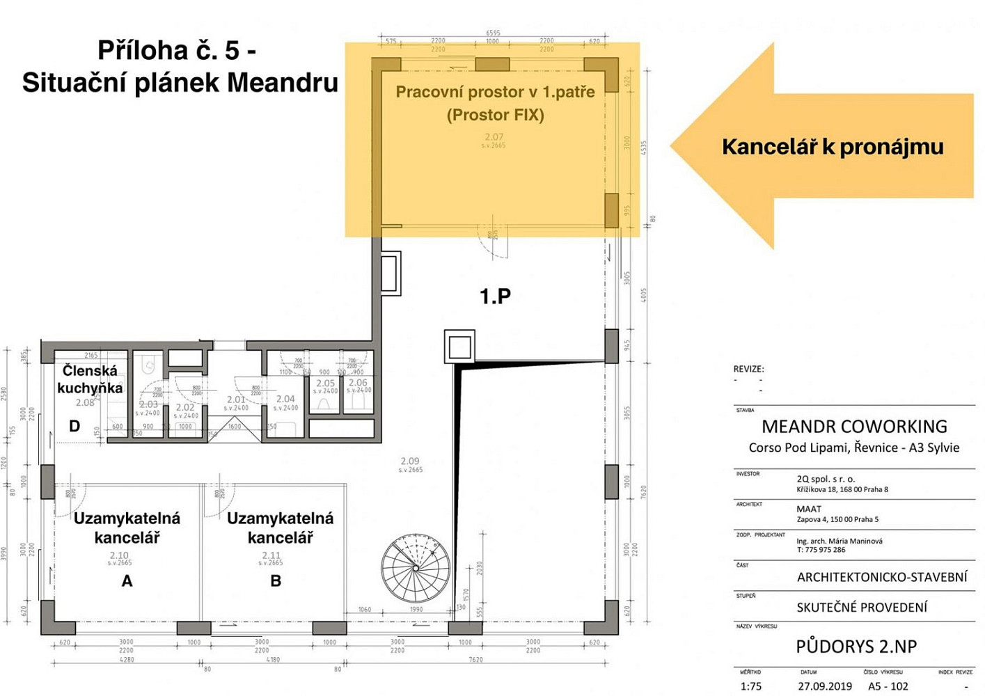 Pronájem kanceláře 29 m² — photo 4