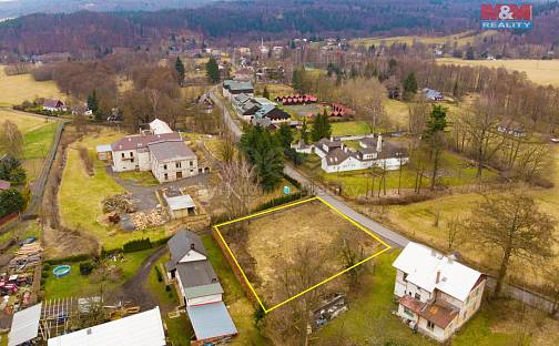 Prodej komerčního pozemku 1 093 m², Chřibská - Krásné Pole, okres Děčín