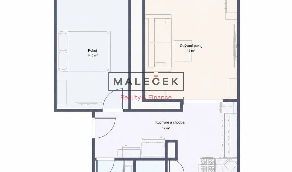Prodej bytu 2+1 51 m², Kladno – náhled fotky 16