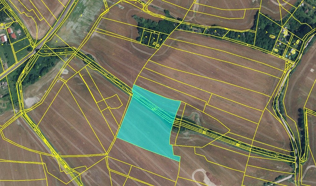 Prodej pole 12 977 m², Dolní Bousov – fotka 1 z 4