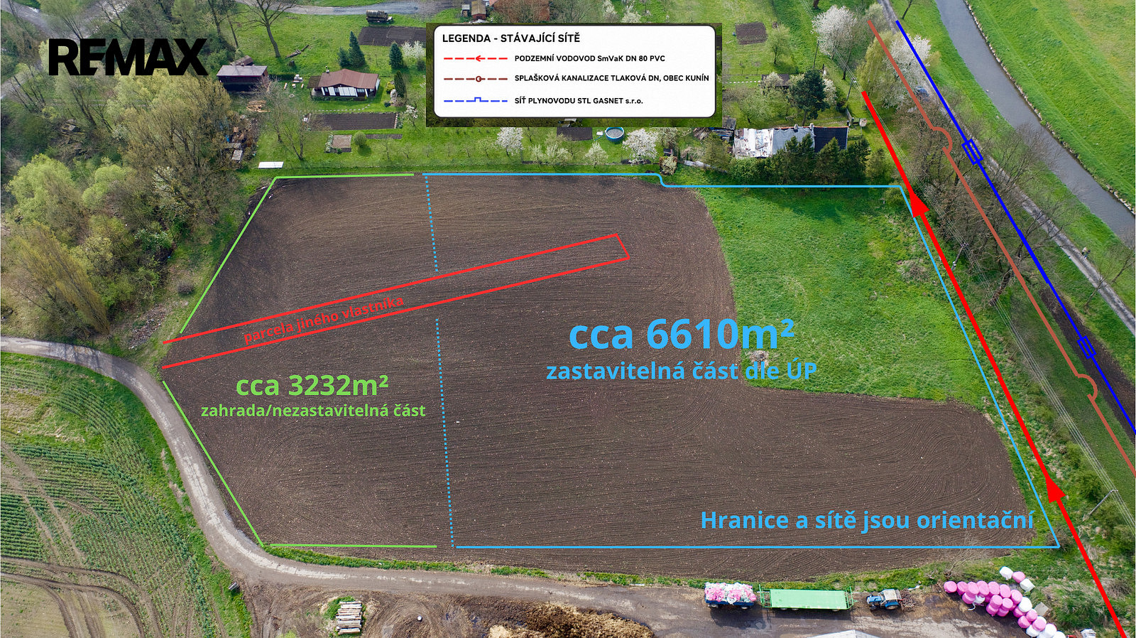 Prodej stavebního pozemku 3 700 m² – fotografie 3