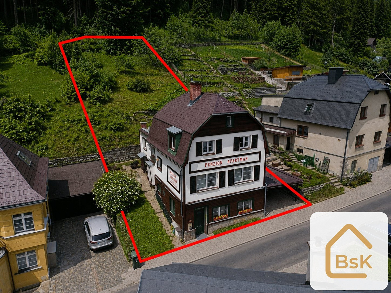 Prodej ubytovacího objektu 185 m²