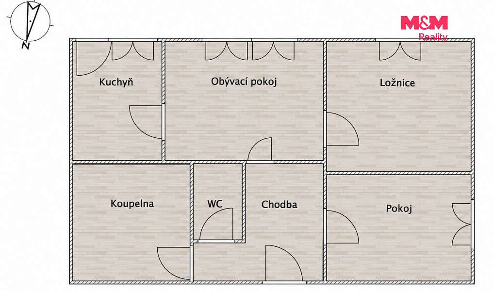 Pronájem bytu 3+1 69 m², Praha – náhled fotky 9