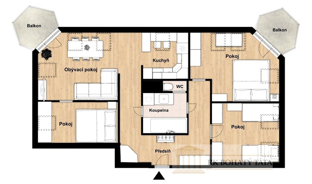 Prodej bytu 4+kk 103 m², Praha – náhled fotky 19