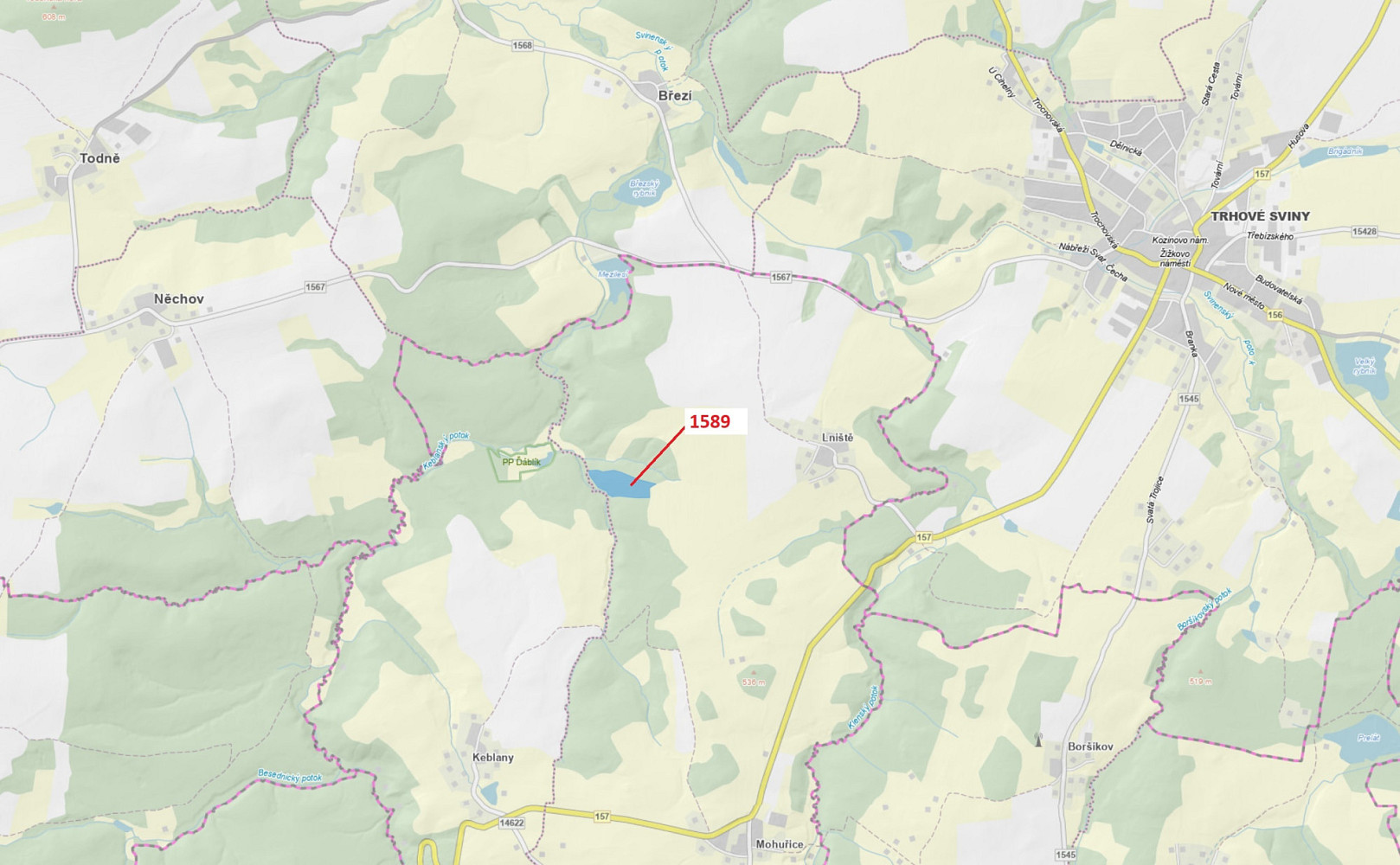 Dražba lesa 29 098 m²