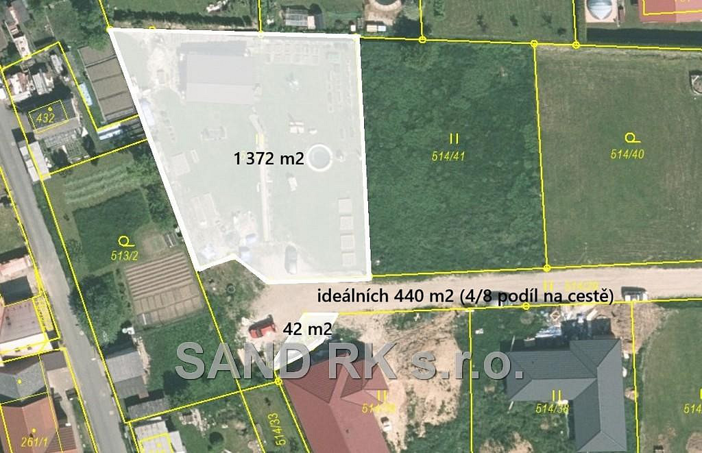 Prodej stavebního pozemku 1 414 m²