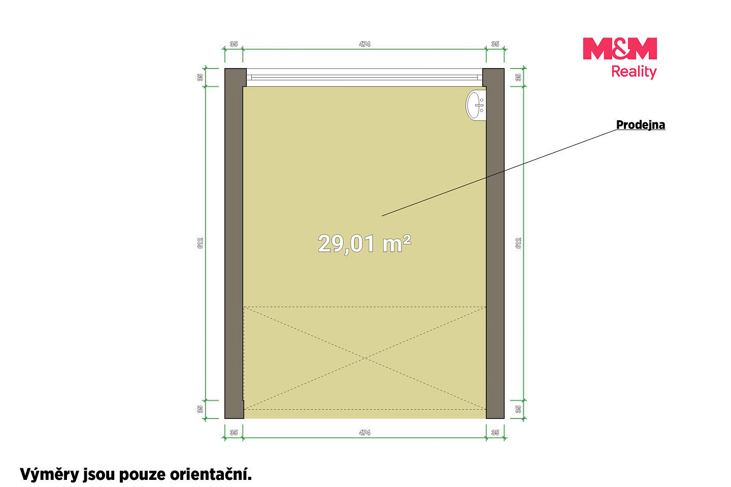 Pronájem obchodních prostor 29 m² – fotografie 2