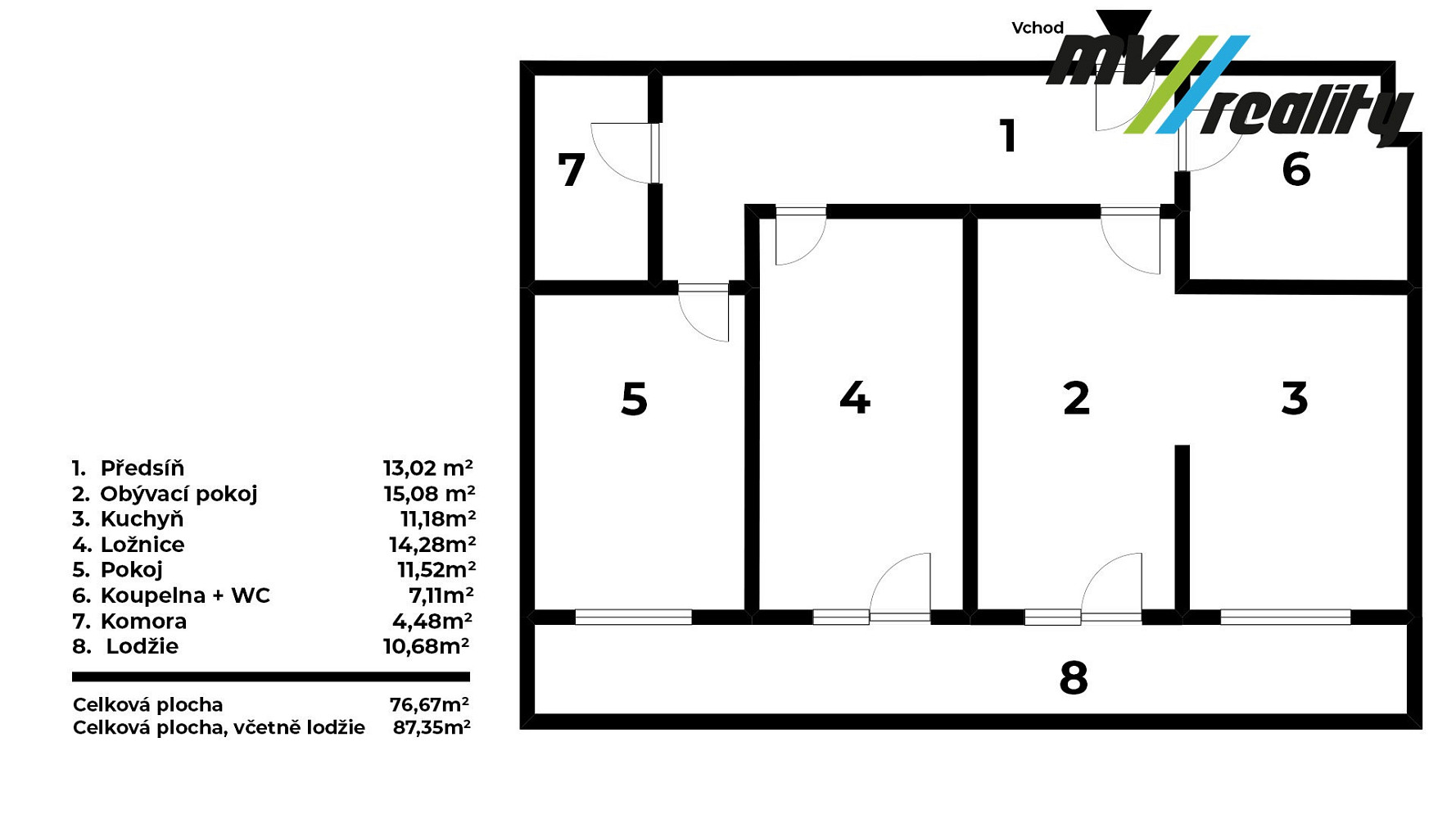 Prodej bytu 3+1 77 m² – fotografie 2