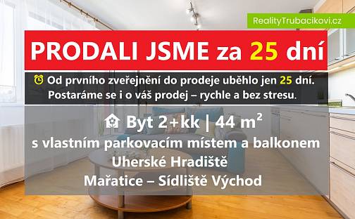 Prodej bytu 2+kk 44 m², Trnková, Uherské Hradiště - Sady