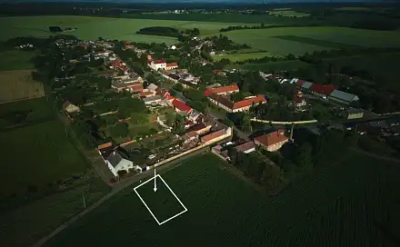 Prodej stavebního pozemku 1 000 m², Oplocany, okres Přerov