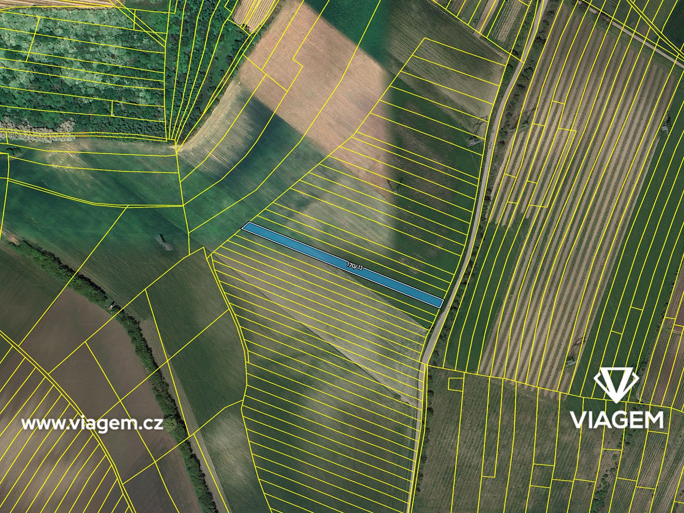 Pole 1 722 m², Podíl 50 % o výměře 861 m² – pohled 4