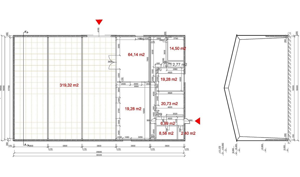 Pronájem skladovacích prostor 530 m², Modřice – náhled fotky 3