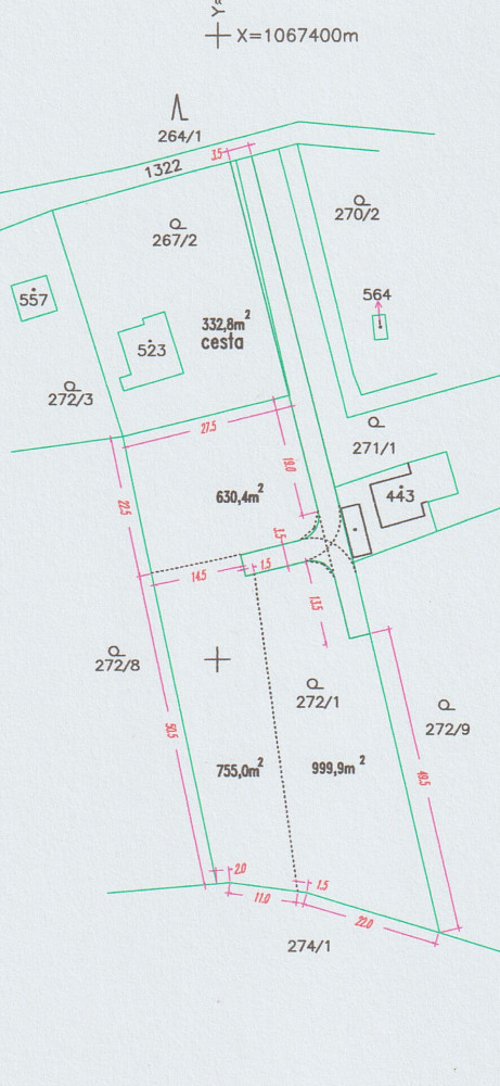 Prodej stavebního pozemku 1 000 m² – fotografie 5