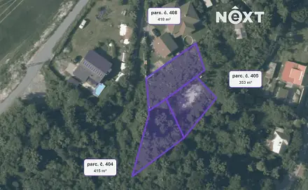 Prodej stavebního pozemku 1 186 m², Libušín