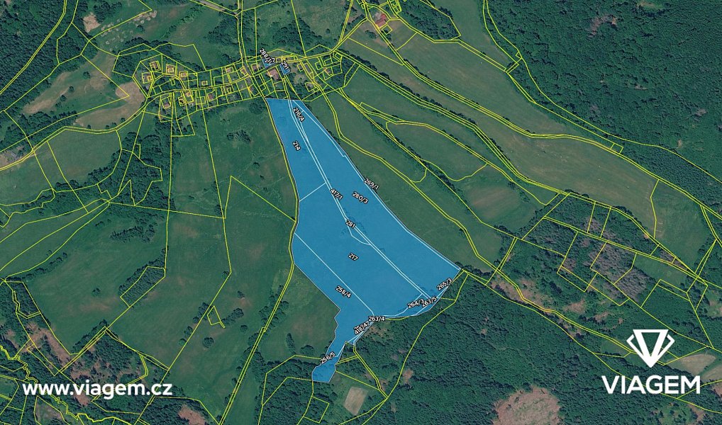 Prodej pole 3 777 m², Velký Šenov – náhled fotky 4
