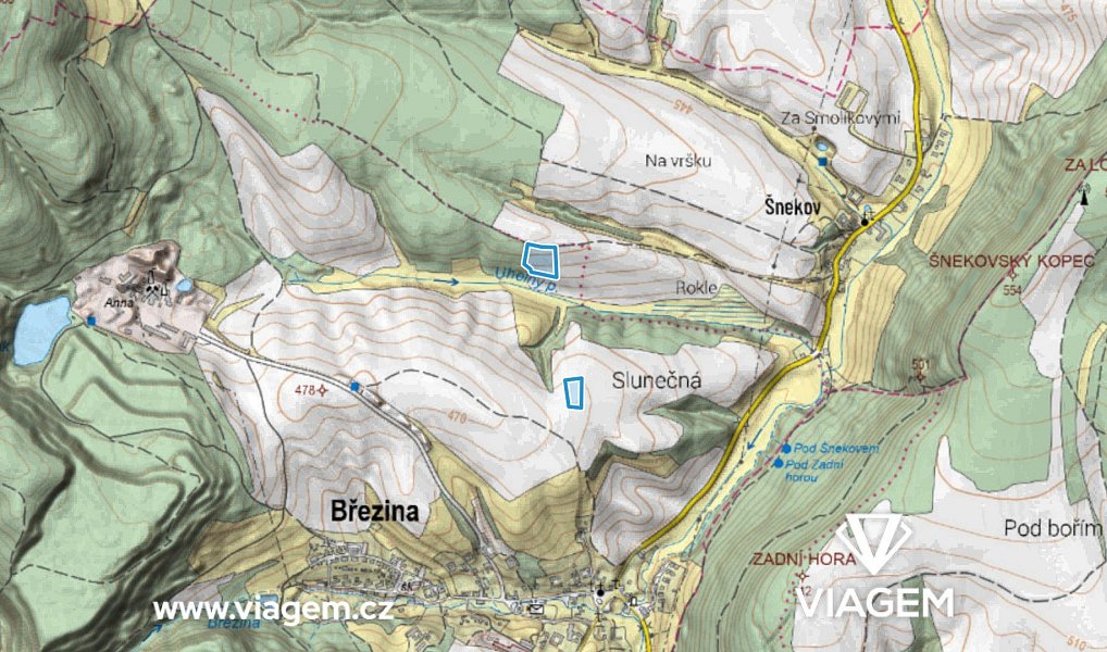 Prodej pole 12 267 m², Březina – náhled fotky 3