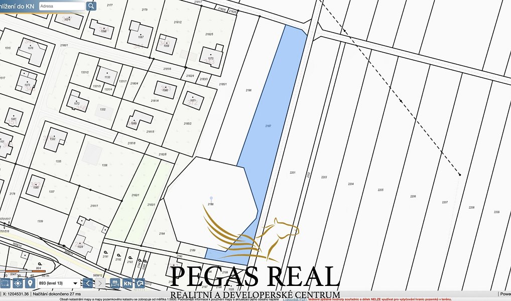 Prodej stavebního pozemku 3 390 m², Hrádek – náhled fotky 4