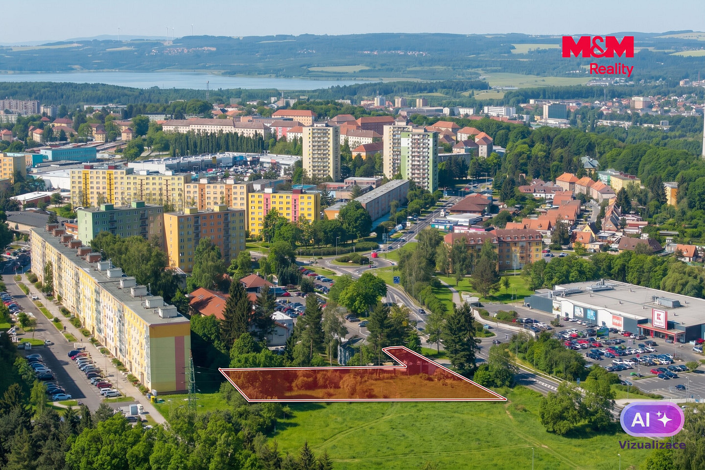 Prodej komerčního pozemku 2 821 m² – fotografie 4