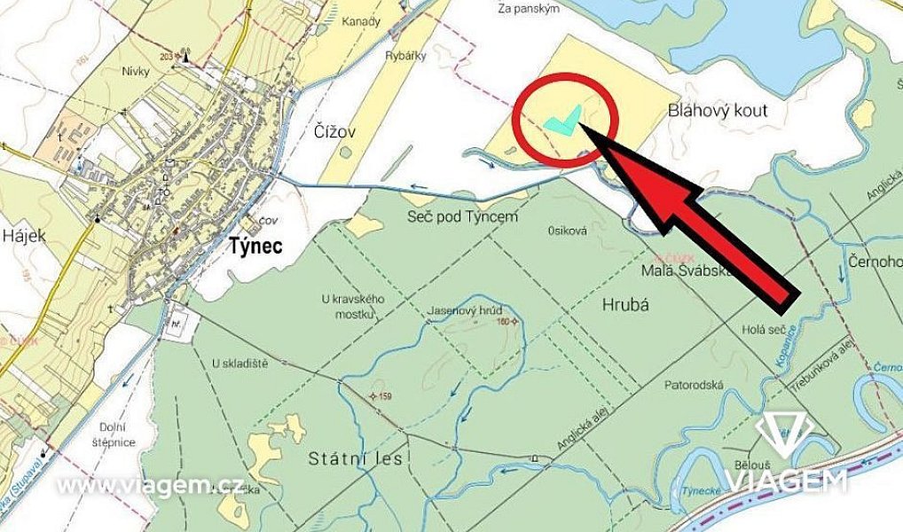 Prodej pole 860 m², Moravská Nová Ves – náhled fotky 4