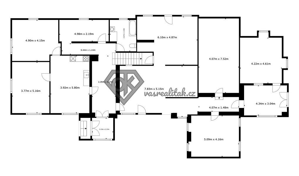 Prodej domu 216 m² s pozemkem 4 048 m², Osečnice – náhled fotky 3