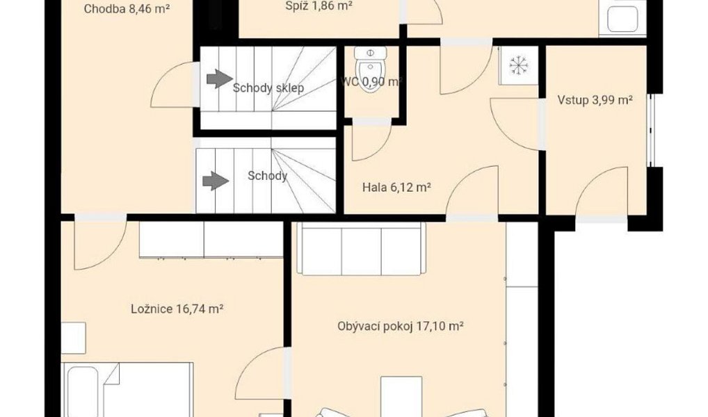 Prodej domu 122 m² s pozemkem 657 m², Dvory nad Lužnicí – náhled fotky 25