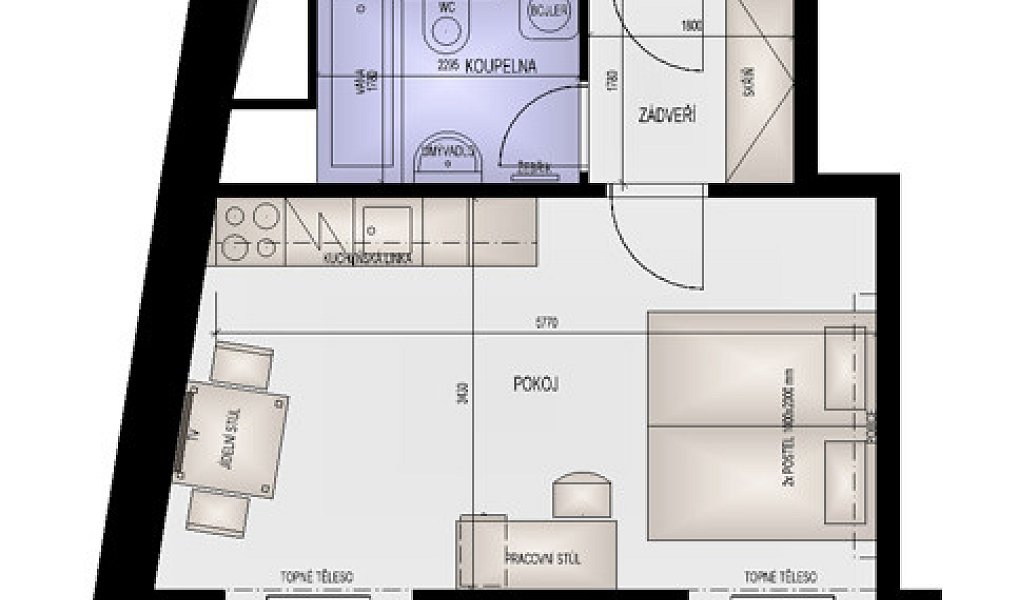 Prodej bytu 1+kk 29 m², Brno – náhled fotky 4