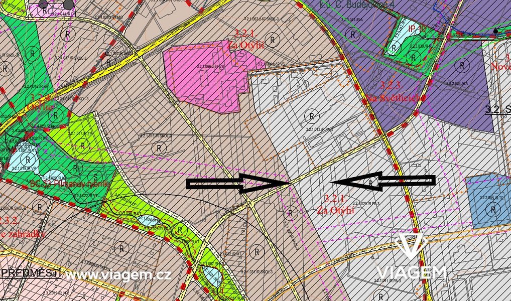Prodej pole 1 000 m², České Budějovice – náhled fotky 3