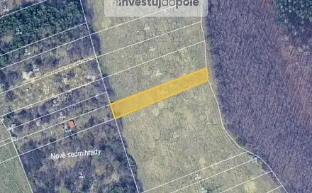 Prodej louky 789 m², Lovčičky, okres Vyškov