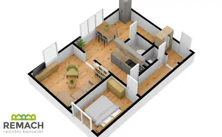 Prodej bytu 2+1 44 m², Štěpnická, Uherské Hradiště