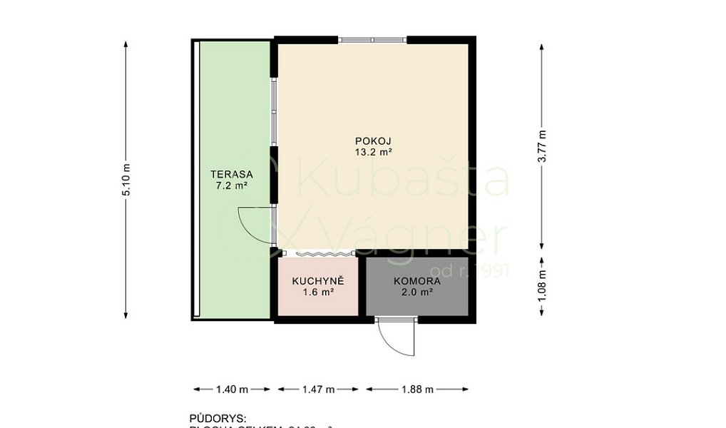 Prodej chaty/chalupy 16 m² s pozemkem 401 m², Chrudim – náhled fotky 12