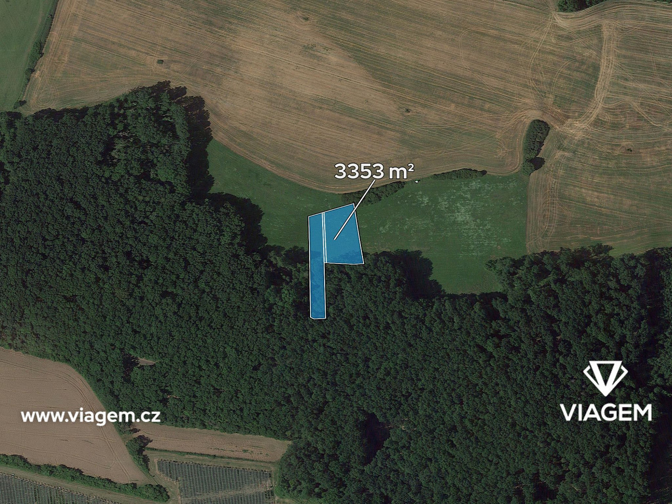 Prodej pole 3 353 m² – fotografie 2