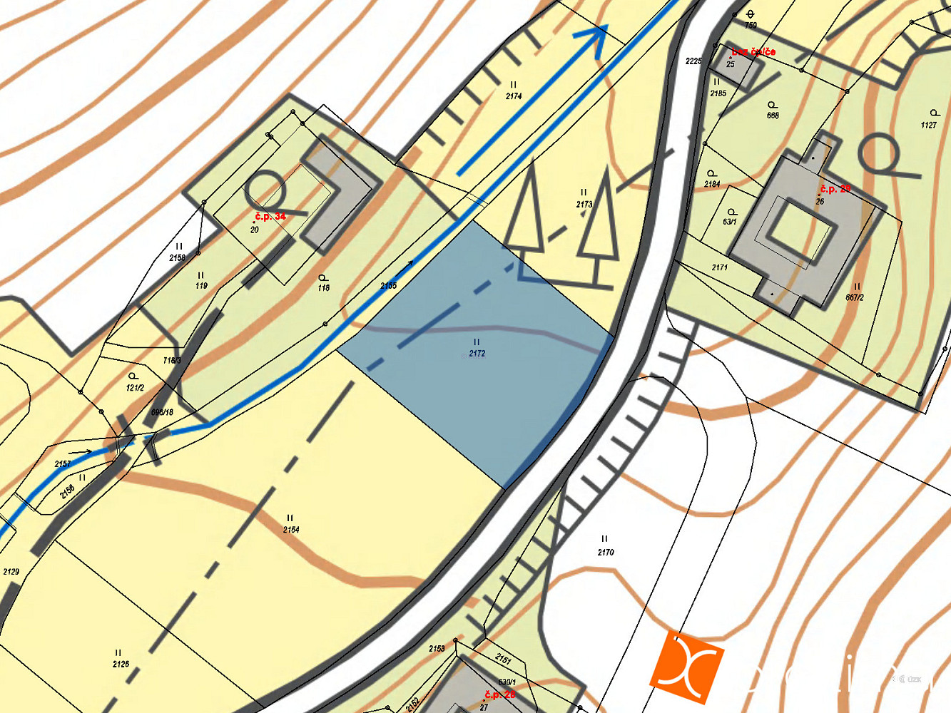 Prodej komerčního pozemku 2 762 m² – fotografie 3